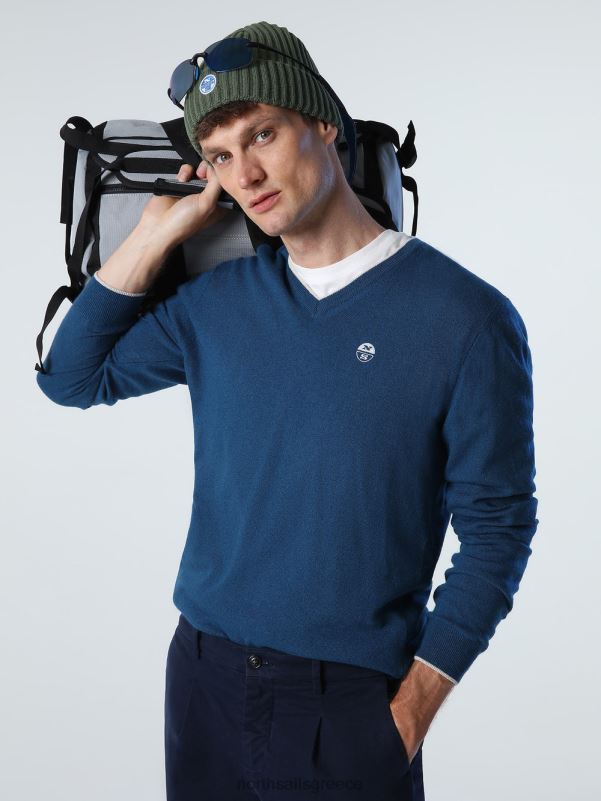 γρ North Sails άνδρες jumper με λαιμόκοψη Ποσειδώνας NZP8807 είδη ένδυσης