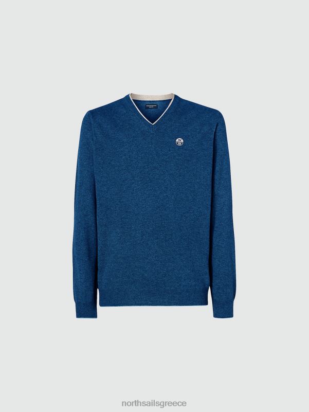 γρ North Sails άνδρες jumper με λαιμόκοψη Ποσειδώνας NZP8807 είδη ένδυσης