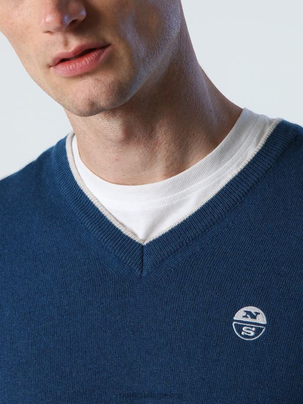 γρ North Sails άνδρες jumper με λαιμόκοψη Ποσειδώνας NZP8807 είδη ένδυσης