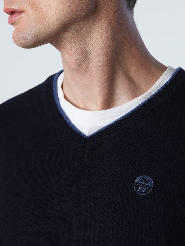 γρ North Sails άνδρες jumper με λαιμόκοψη ναυτικό μπλε NZP8808 είδη ένδυσης