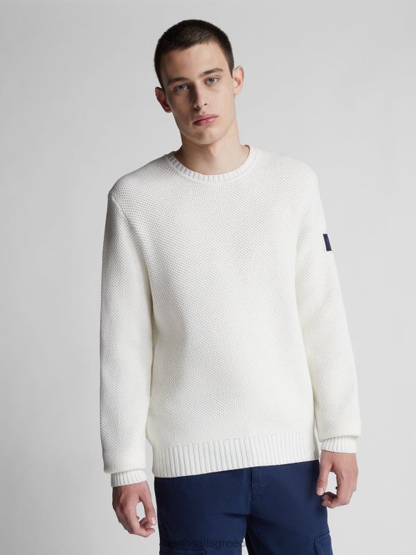 γρ North Sails άνδρες βαμβακερό και μάλλινο μπλουζάκι marshmallow NZP81307 είδη ένδυσης