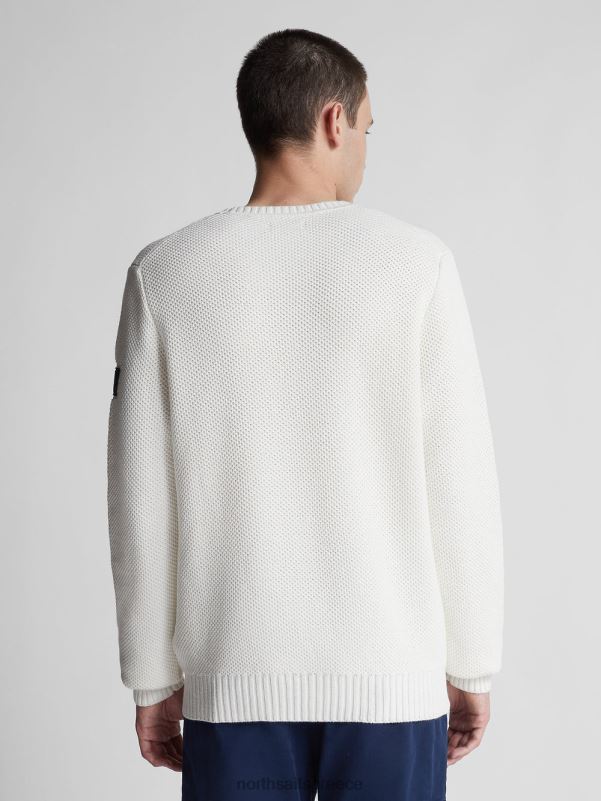 γρ North Sails άνδρες βαμβακερό και μάλλινο μπλουζάκι marshmallow NZP81307 είδη ένδυσης