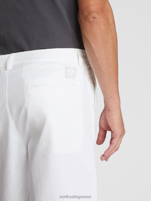 γρ North Sails άνδρες βερμούδα γαμπαρντίνα αστέρι 1987 άσπρο NZP81089 είδη ένδυσης