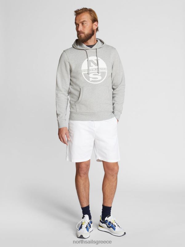 γρ North Sails άνδρες βερμούδα γαμπαρντίνα αστέρι 1987 άσπρο NZP81089 είδη ένδυσης