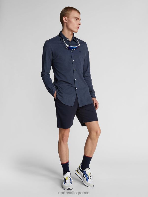 γρ North Sails άνδρες βερμούδα γαμπαρντίνα αστέρι 1987 ναυτικό μπλε NZP81092 είδη ένδυσης