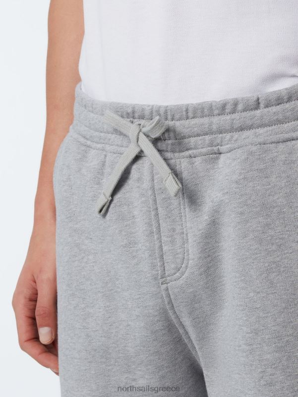 γρ North Sails άνδρες αθλητικό σορτς με τσέπη με λογότυπο γκρι μελανζέ NZP8360 είδη ένδυσης