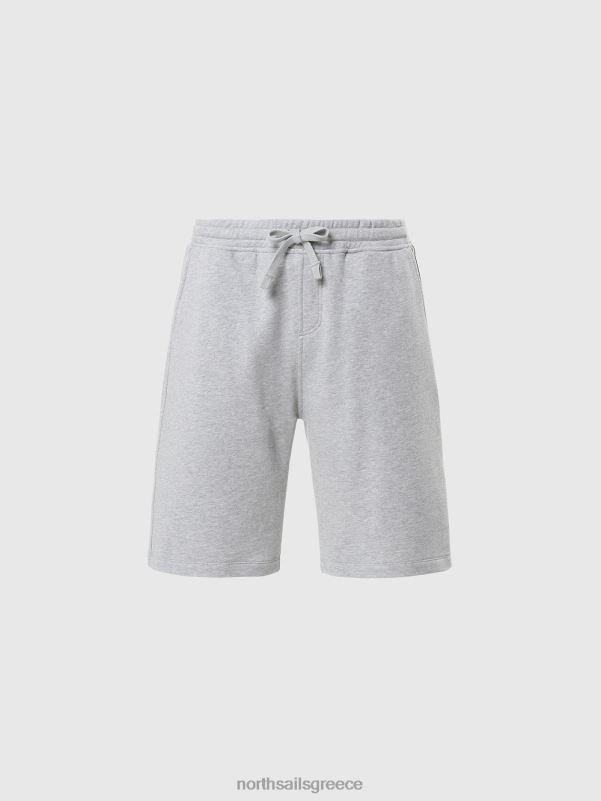 γρ North Sails άνδρες αθλητικό σορτς με τσέπη με λογότυπο γκρι μελανζέ NZP8360 είδη ένδυσης