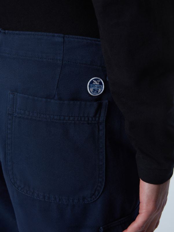 γρ North Sails άνδρες σορτς cargo από οργανικό βαμβάκι ναυτικό μπλε NZP8361 είδη ένδυσης