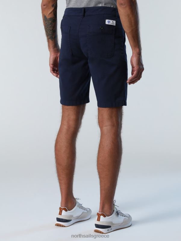 γρ North Sails άνδρες κόπωση chino σορτς ναυτικό μπλε NZP8338 είδη ένδυσης