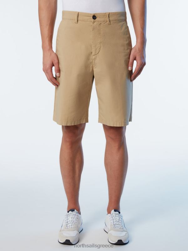 γρ North Sails άνδρες σορτς chino από οργανικό βαμβάκι μέλι NZP8341 είδη ένδυσης