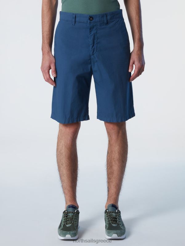 γρ North Sails άνδρες σορτς chino από οργανικό βαμβάκι σκούρο τζιν NZP8342 είδη ένδυσης