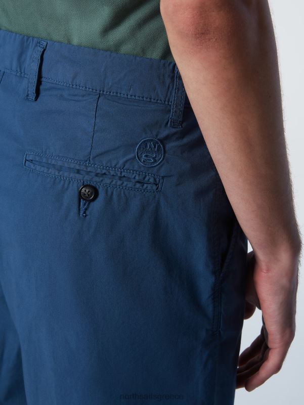 γρ North Sails άνδρες σορτς chino από οργανικό βαμβάκι σκούρο τζιν NZP8342 είδη ένδυσης