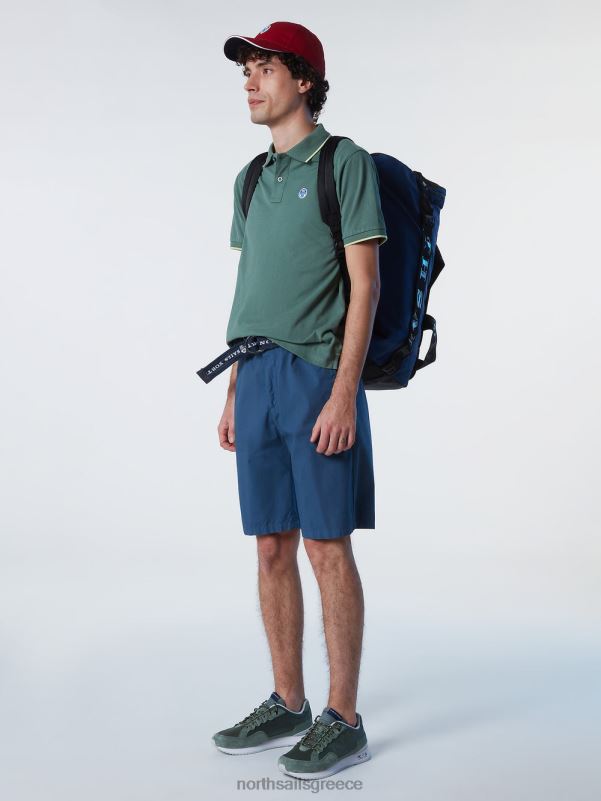 γρ North Sails άνδρες σορτς chino από οργανικό βαμβάκι σκούρο τζιν NZP8342 είδη ένδυσης