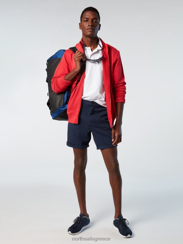 γρ North Sails άνδρες σορτς chino από οργανικό βαμβάκι ναυτικό μπλε NZP8353 είδη ένδυσης