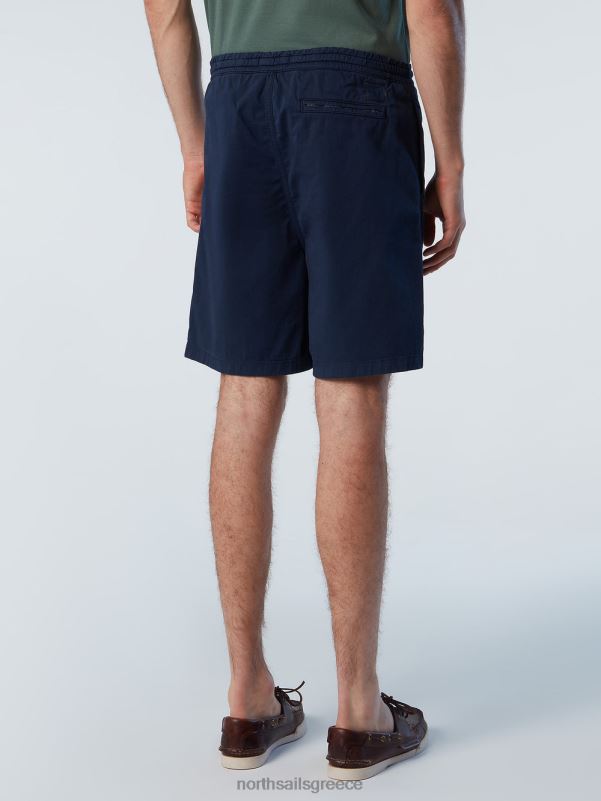γρ North Sails άνδρες σορτς chino με κορδόνι ναυτικό μπλε NZP8365 είδη ένδυσης