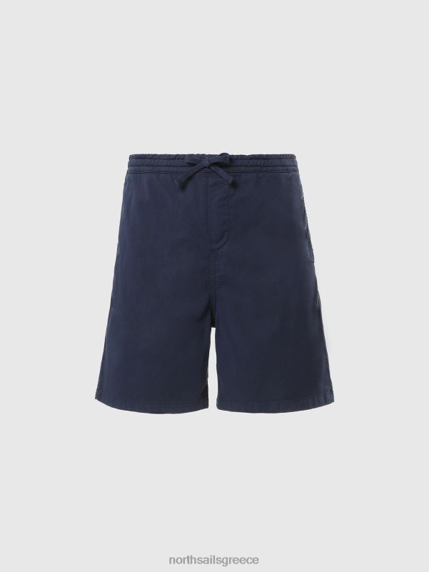 γρ North Sails άνδρες σορτς chino με κορδόνι ναυτικό μπλε NZP8365 είδη ένδυσης