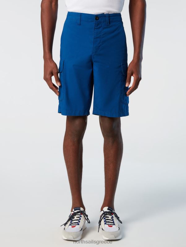 γρ North Sails άνδρες σορτς φορτίου eco-poplin μπλε του ωκεανού NZP8333 είδη ένδυσης