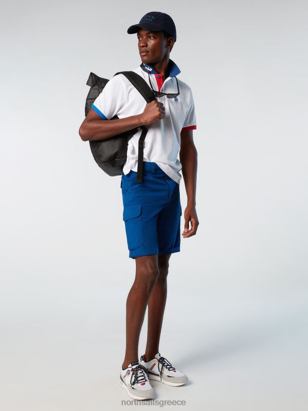 γρ North Sails άνδρες σορτς φορτίου eco-poplin μπλε του ωκεανού NZP8333 είδη ένδυσης