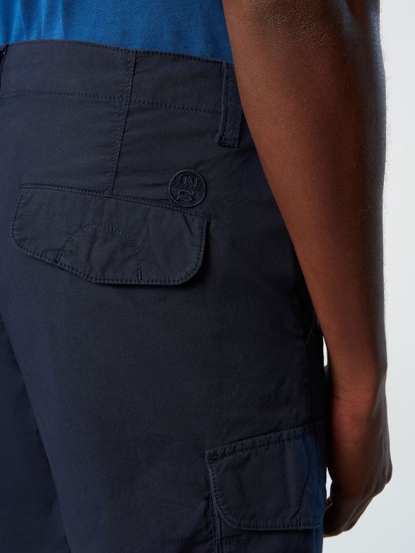 γρ North Sails άνδρες σορτς φορτίου eco-poplin ναυτικό μπλε NZP8334 είδη ένδυσης