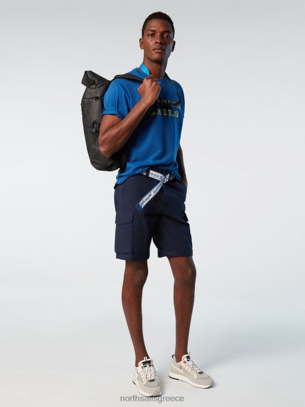 γρ North Sails άνδρες σορτς φορτίου eco-poplin ναυτικό μπλε NZP8334 είδη ένδυσης
