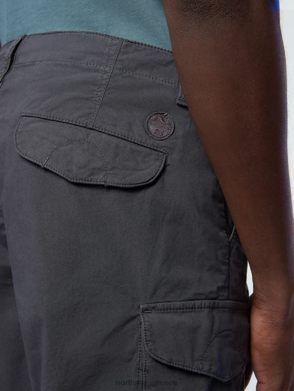 γρ North Sails άνδρες σορτς φορτίου eco-poplin ασφάλτος NZP8337 είδη ένδυσης