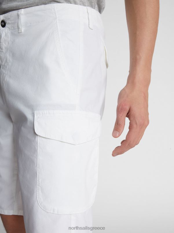 γρ North Sails άνδρες ποπλίνα σορτς φορτίου ranger 1937 άσπρο NZP81165 είδη ένδυσης