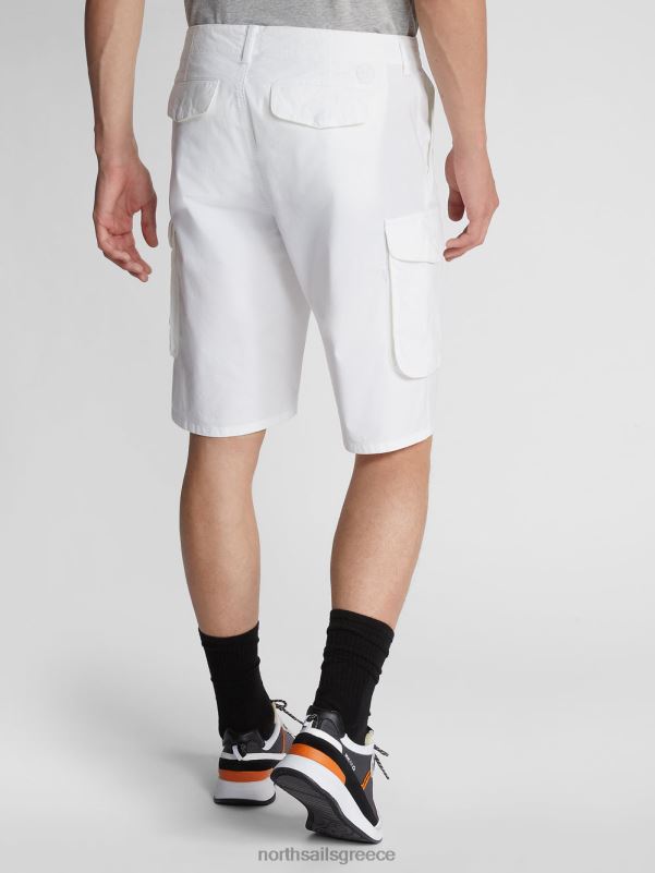 γρ North Sails άνδρες ποπλίνα σορτς φορτίου ranger 1937 άσπρο NZP81165 είδη ένδυσης