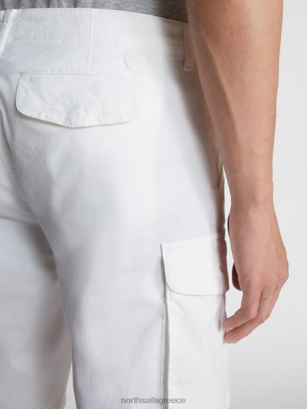 γρ North Sails άνδρες ποπλίνα σορτς φορτίου ranger 1937 άσπρο NZP81165 είδη ένδυσης