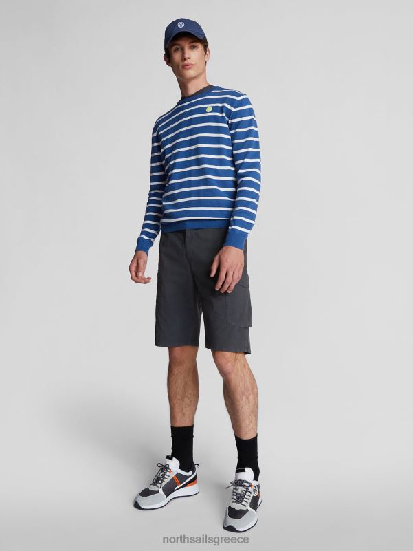 γρ North Sails άνδρες ποπλίνα σορτς φορτίου ranger 1937 ασφάλτος NZP81171 είδη ένδυσης