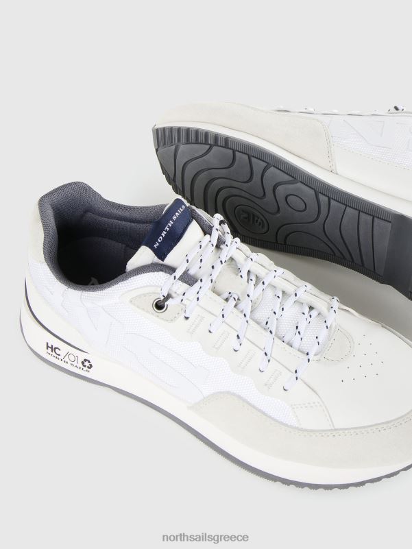 γρ North Sails άνδρες αθλητικά παπούτσια με λογότυπο άσπρο NZP8707 είδη υπόδησης
