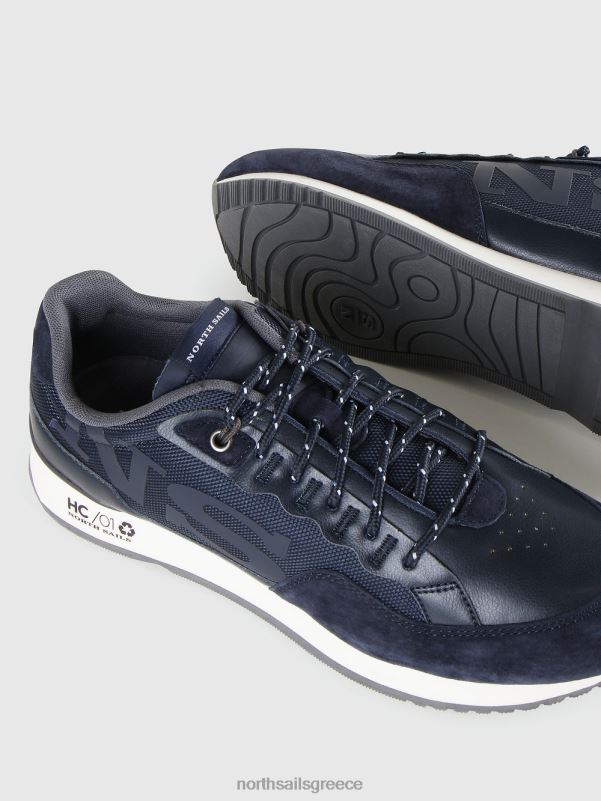 γρ North Sails άνδρες αθλητικά παπούτσια με λογότυπο ναυτικό μπλε NZP8708 είδη υπόδησης