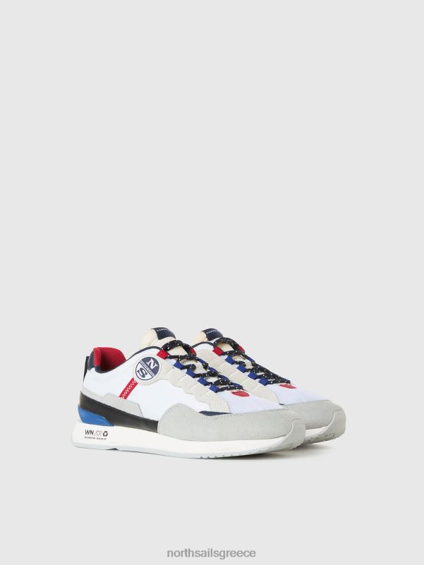 γρ North Sails άνδρες αθλητικό αθλητικό βαρούλκο recy άσπρο NZP8428 είδη υπόδησης