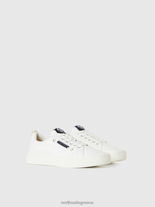 γρ North Sails άνδρες sneaker χρωμίου υφάλου άσπρο NZP8439 είδη υπόδησης