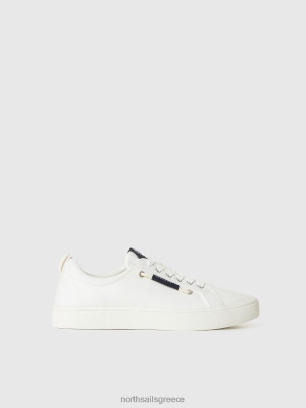 γρ North Sails άνδρες sneaker χρωμίου υφάλου άσπρο NZP8439 είδη υπόδησης