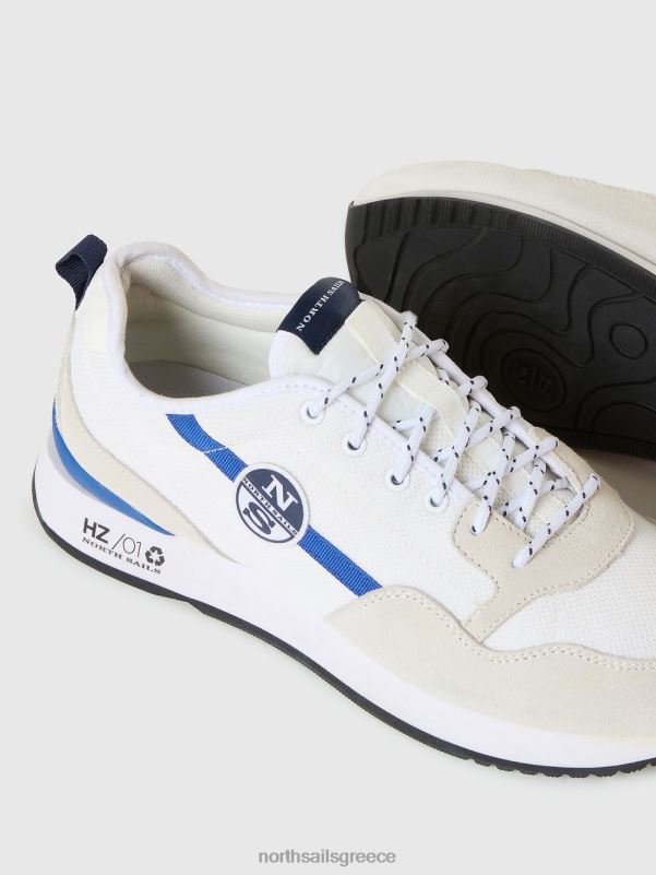 γρ North Sails άνδρες απλό sneaker horizon άσπρο NZP8434 είδη υπόδησης