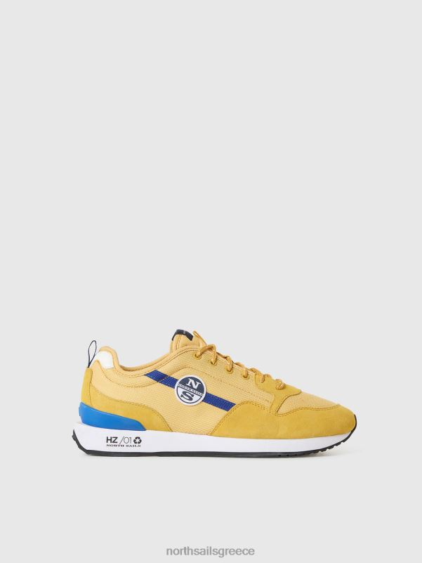 γρ North Sails άνδρες απλό sneaker horizon κίτρινος NZP8435 είδη υπόδησης