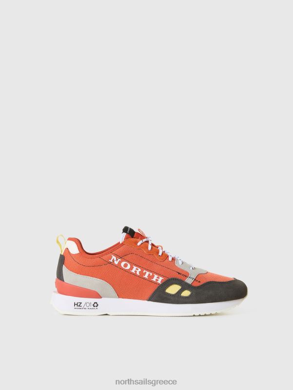 γρ North Sails άνδρες sneaker horizon pro mark έντονο πορτοκαλί NZP8426 είδη υπόδησης