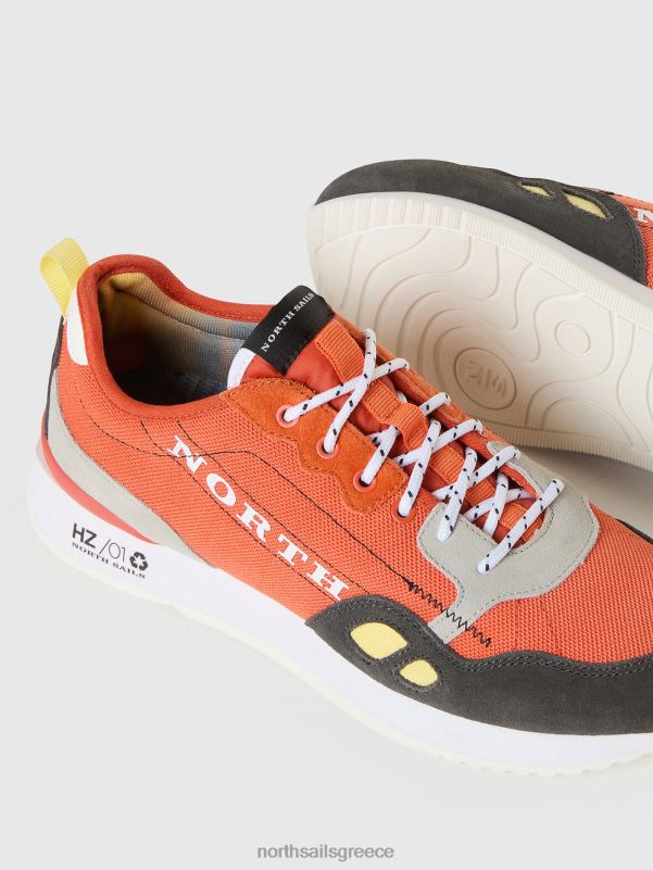 γρ North Sails άνδρες sneaker horizon pro mark έντονο πορτοκαλί NZP8426 είδη υπόδησης