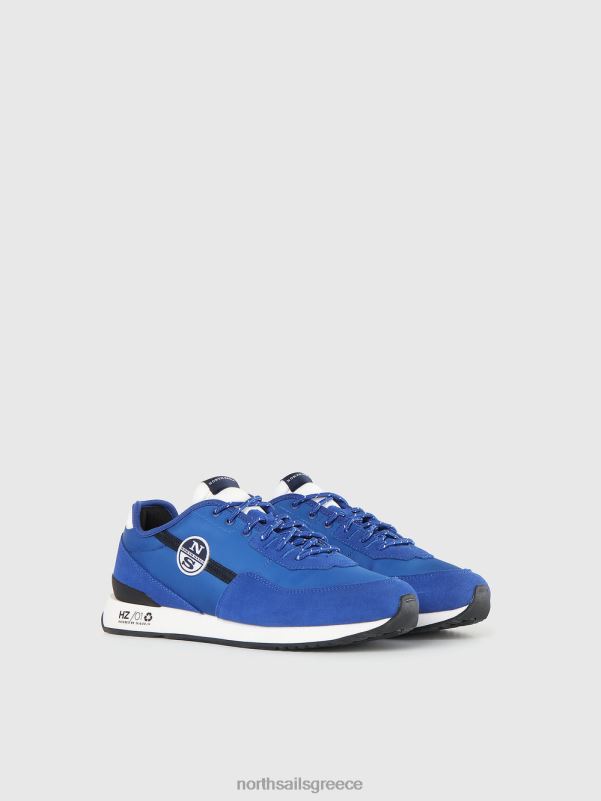 γρ North Sails άνδρες μονόχρωμα sneakers horizon μπλε μαύρο NZP8699 είδη υπόδησης