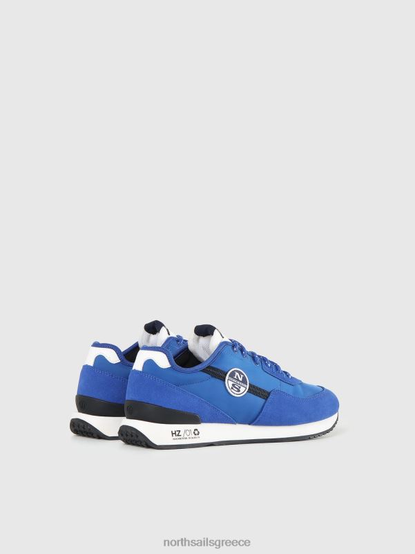 γρ North Sails άνδρες μονόχρωμα sneakers horizon μπλε μαύρο NZP8699 είδη υπόδησης