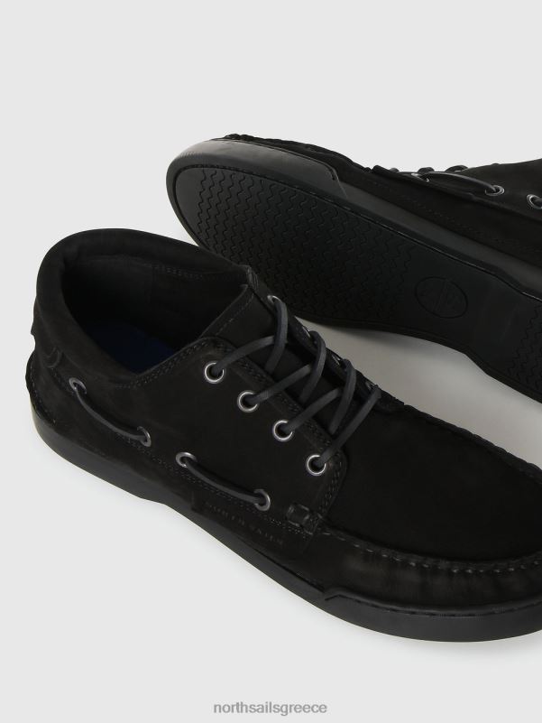 γρ North Sails άνδρες ουδέτερα παπούτσια για σκάφος στο κατάστρωμα μαύρος NZP8698 είδη υπόδησης