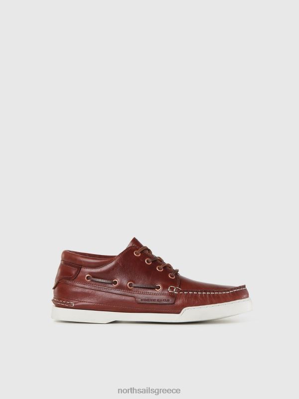 γρ North Sails άνδρες κατάστρωμα mid premium boat παπούτσια σκούρο καφέ NZP8704 είδη υπόδησης