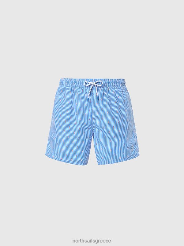 γρ North Sails άνδρες μαγιό σορτς με στάμπα παντού σύνθετο 10 NZP8382 ρούχα παραλίας