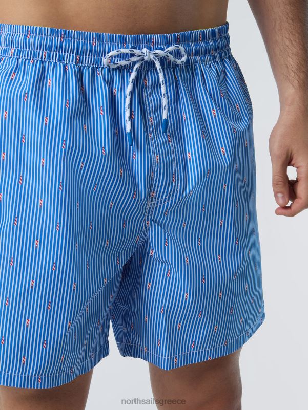 γρ North Sails άνδρες μαγιό σορτς με στάμπα παντού σύνθετο 10 NZP8382 ρούχα παραλίας
