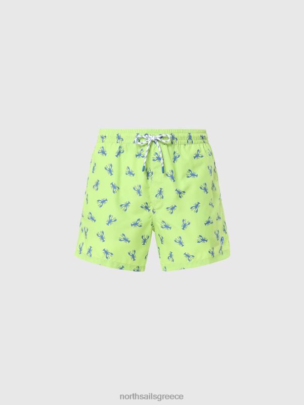 γρ North Sails άνδρες μαγιό σορτς με στάμπα παντού σύνθετο 12 NZP8421 ρούχα παραλίας
