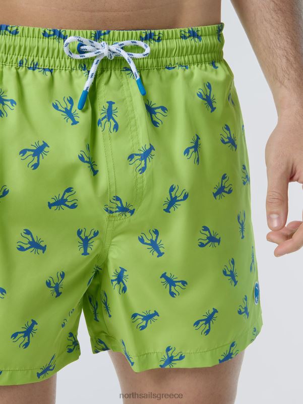 γρ North Sails άνδρες μαγιό σορτς με στάμπα παντού σύνθετο 12 NZP8421 ρούχα παραλίας