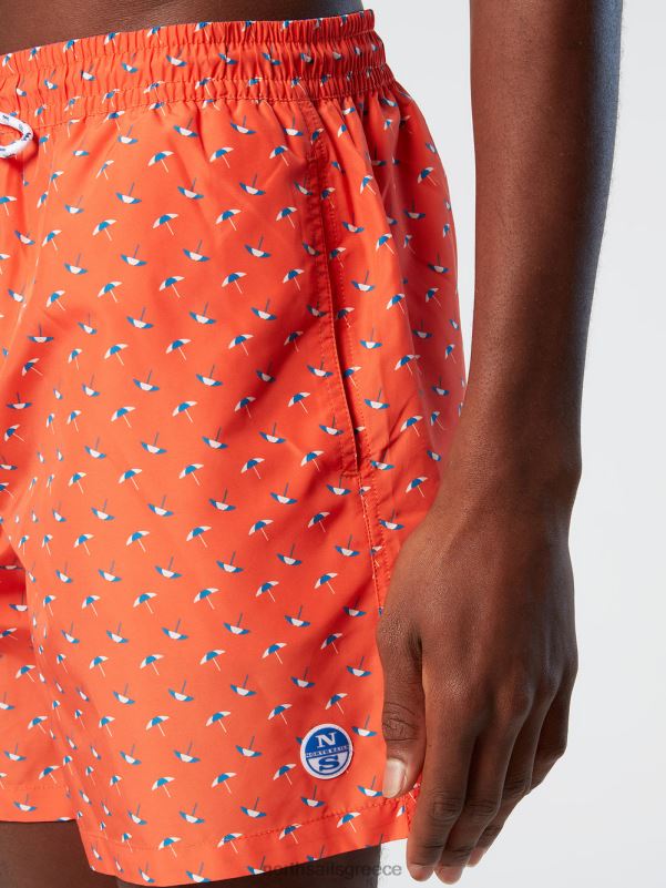 γρ North Sails άνδρες μαγιό σορτς με στάμπα παντού σύνθετο 25 NZP8384 ρούχα παραλίας