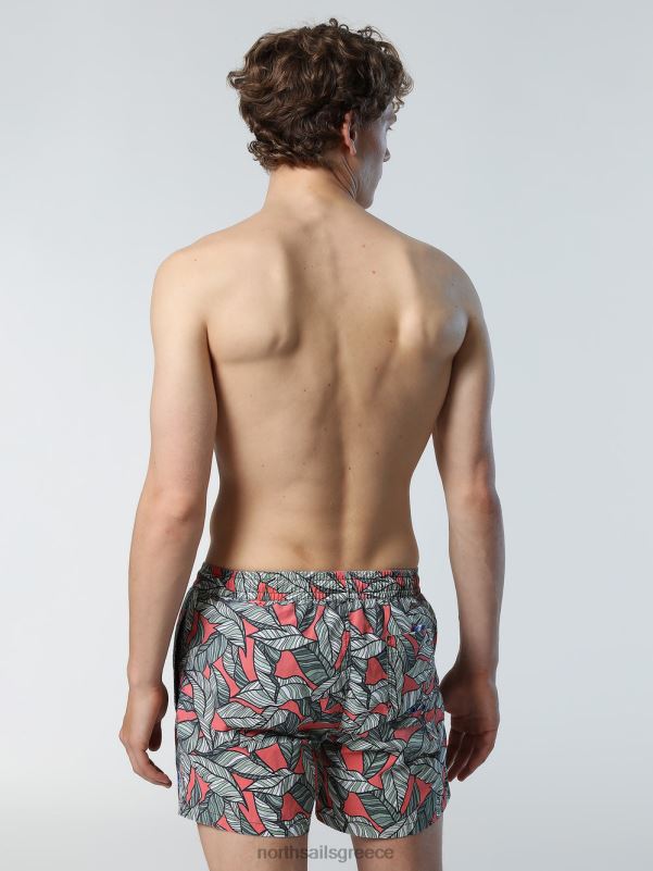 γρ North Sails άνδρες μαγιό σορτς με τροπικό στάμπα συνδυασμός 35 NZP8417 ρούχα παραλίας