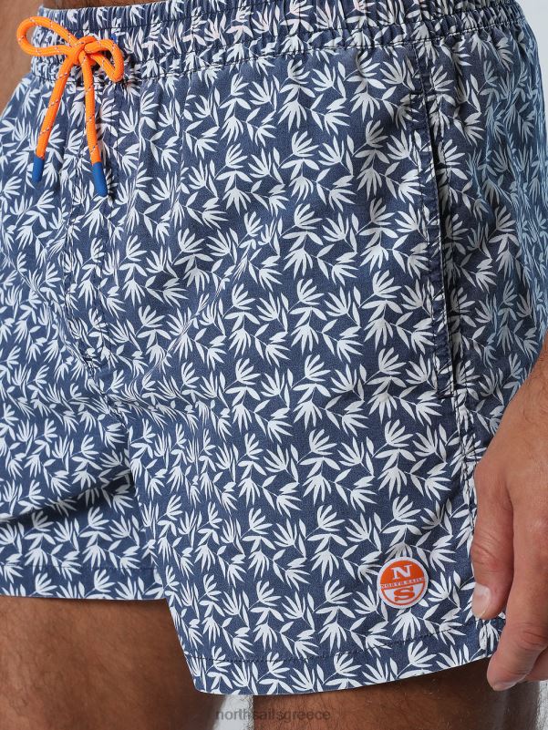 γρ North Sails άνδρες μαγιό σορτς με τροπικό στάμπα συνδυασμός 39 NZP8418 ρούχα παραλίας