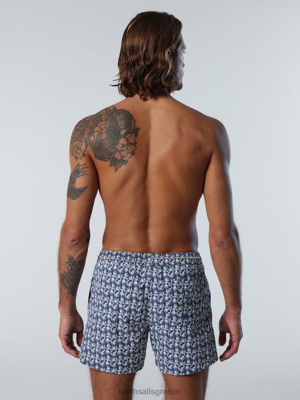 γρ North Sails άνδρες μαγιό σορτς με τροπικό στάμπα συνδυασμός 39 NZP8418 ρούχα παραλίας